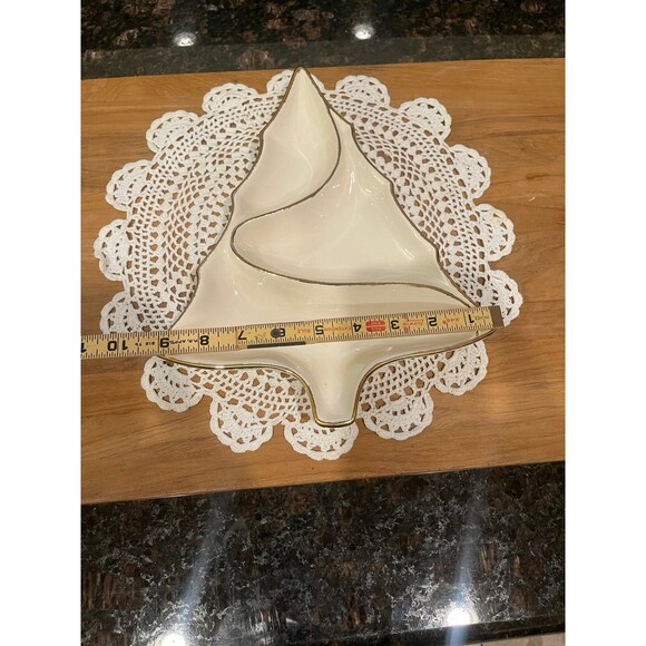 Vintage Ceramic Christmas tree nut tray - Picture 6 of 6